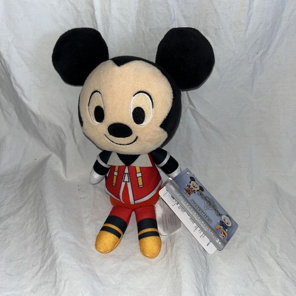 Funko Disney Mickey Mouse Kingdom Hearts 8" Plush Collectible Plushies NWT Red